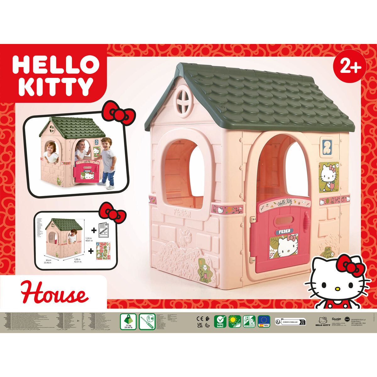 Children’s play house Hello Kitty 34 x 18 x 1,40 cm