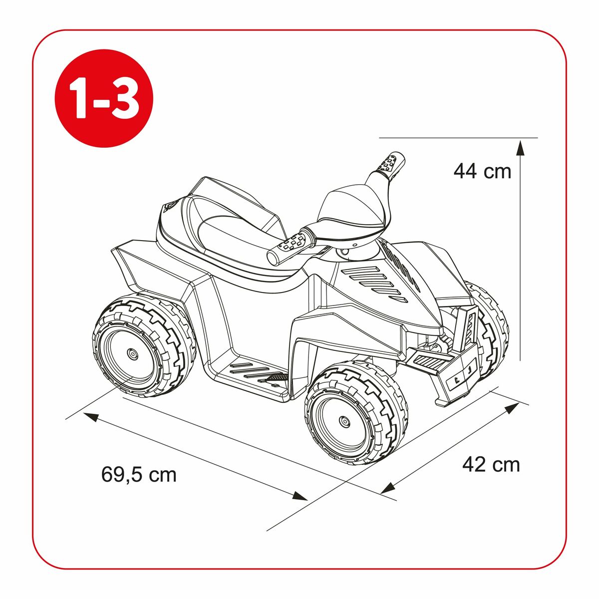Electric Quad Feber Racy Blue