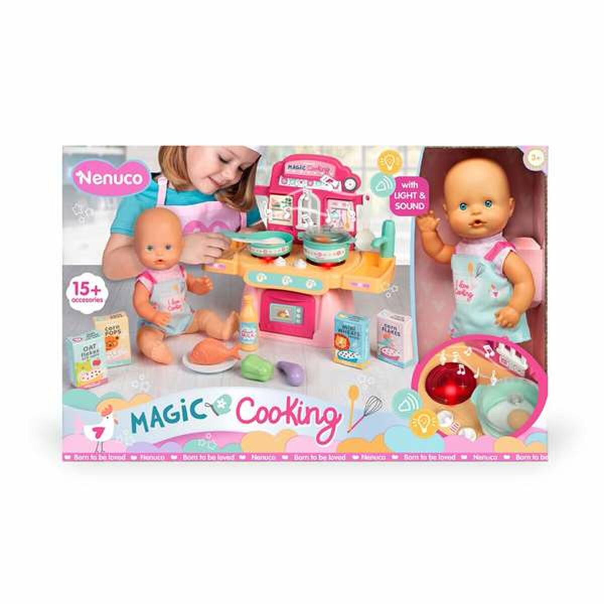 Baby doll Famosa Magic Cooking 30 cm