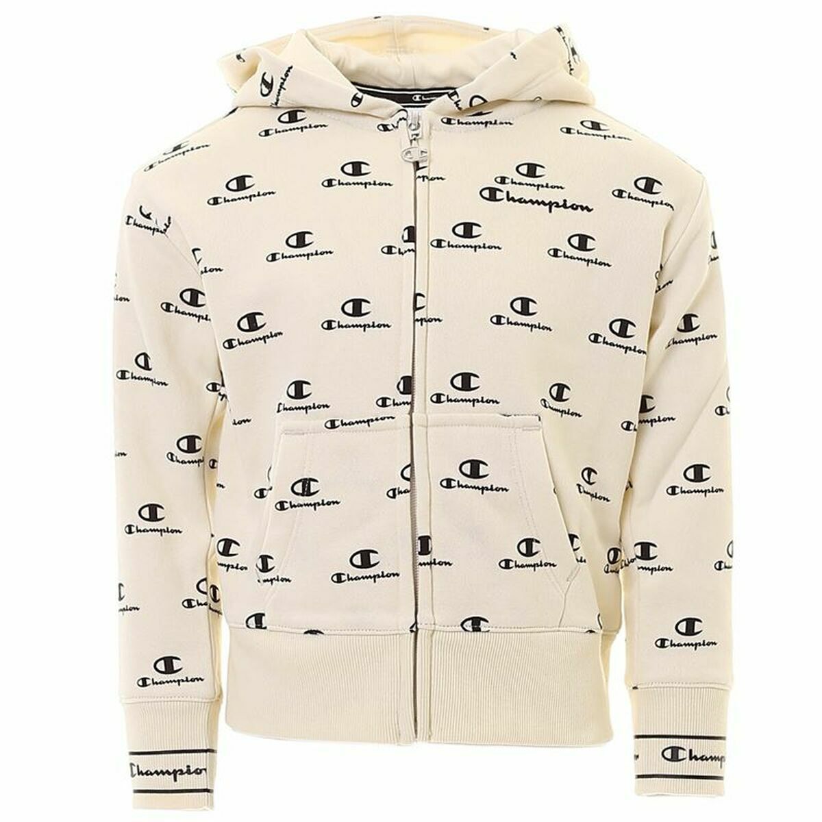 Women’s Sports Jacket Champion Multilogo Beige