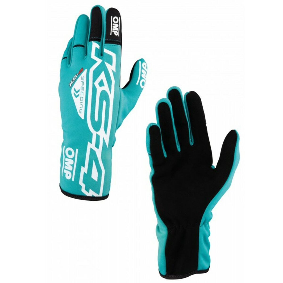 Kids Karting Gloves OMP KS-4 Green 5 Kids Karting Gloves OMP KS-4 Green 5