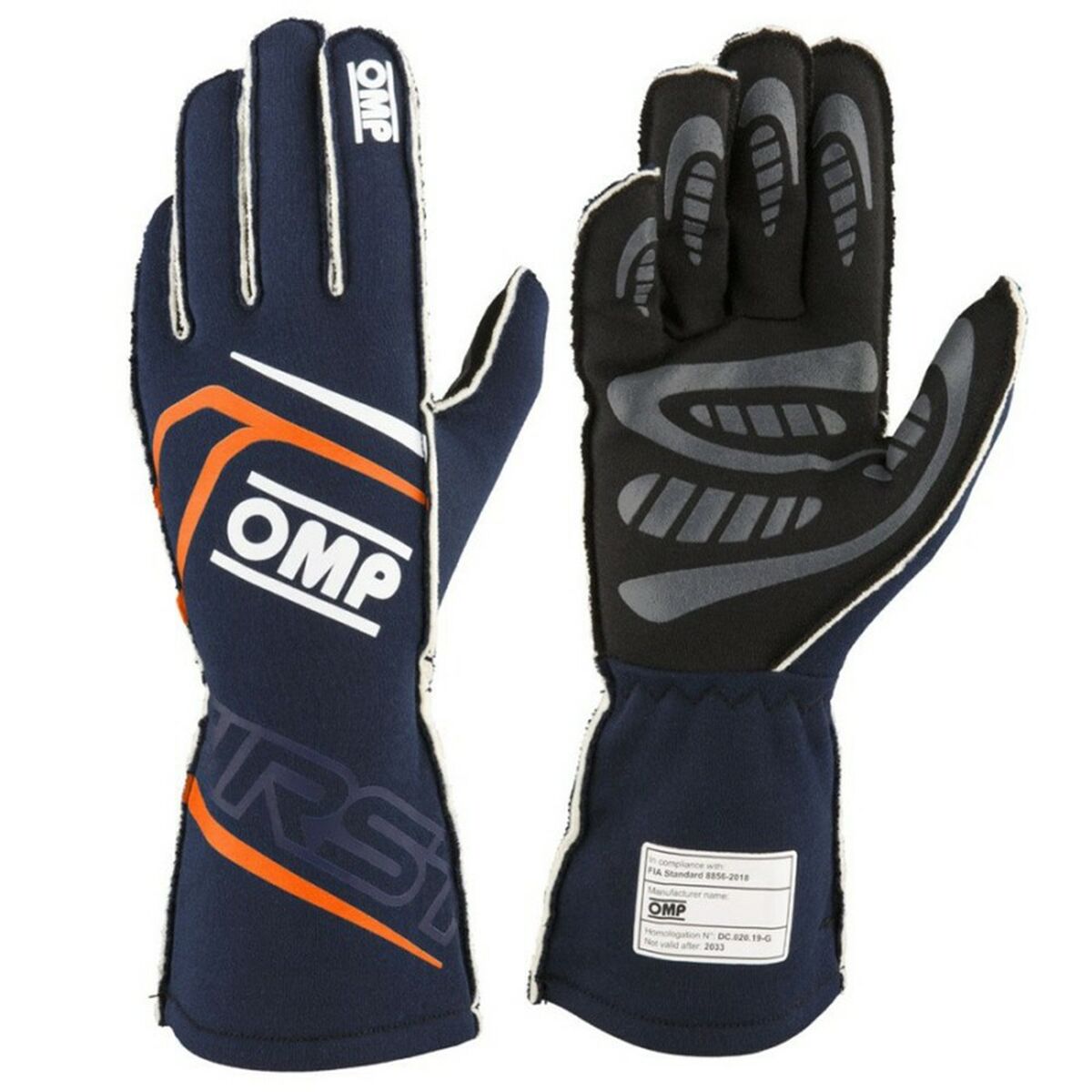 Karting Gloves OMP OMPIB0-0776-A01-249-XL XL Black Karting Gloves OMP OMPIB0-0776-A01-249-XL XL Black