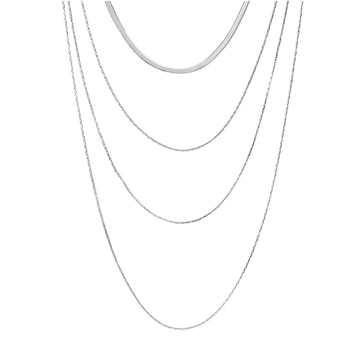 Ladies’ Necklace Stroili 1688349 Silver