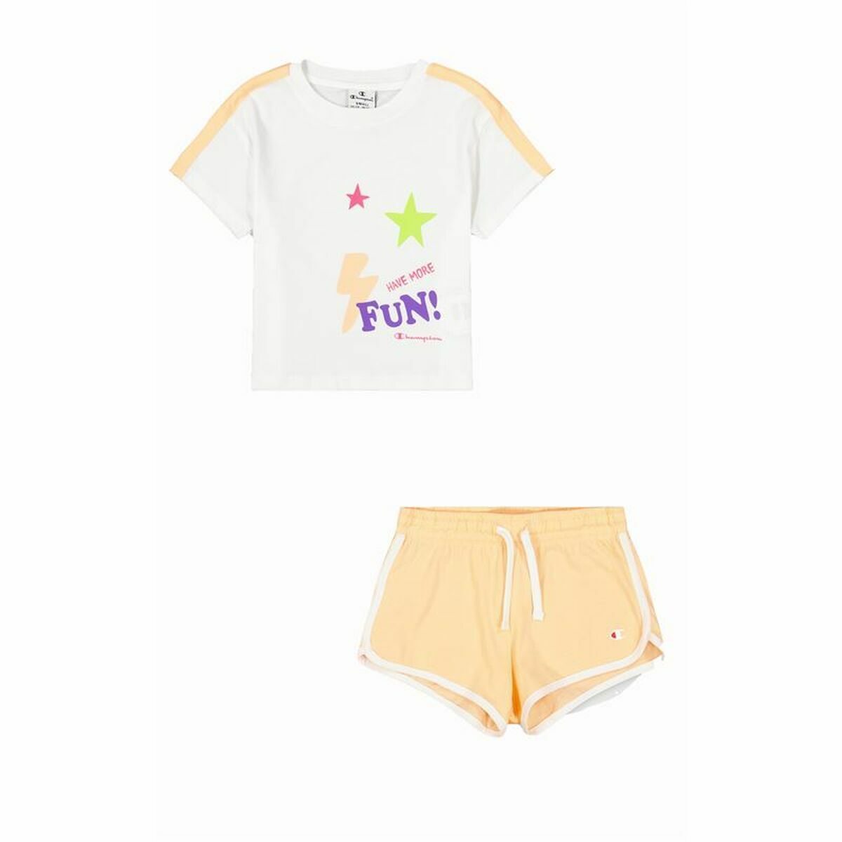 Children’s Sports Outfit Champion White 2 Pieces