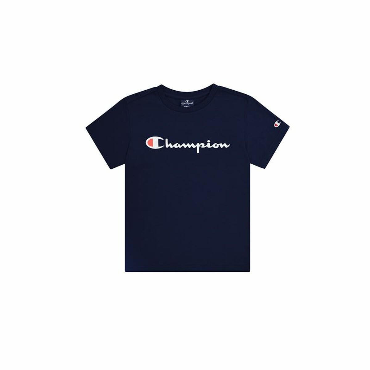 Child’s Short Sleeve T-Shirt Champion Crewneck Blue