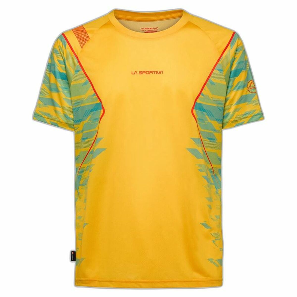 Short-sleeve Sports T-shirt La Sportiva Pacer Yellow Short-sleeve Sports T-shirt La Sportiva Pacer Yellow