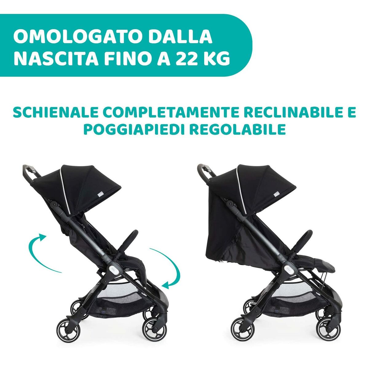 Baby’s Pushchair Chicco Black