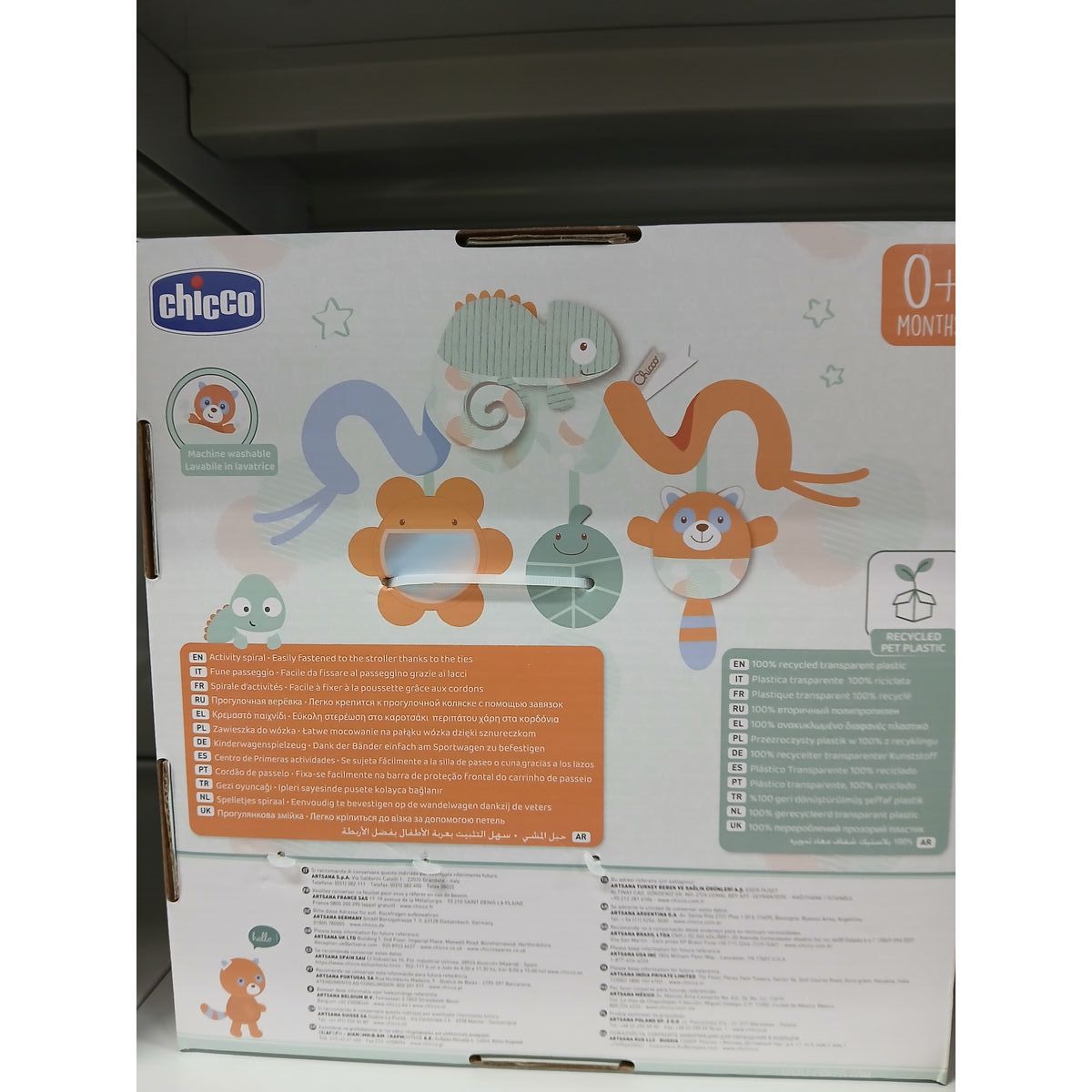 Activity Spiral Chicco 25 x 12 x 34 cm Chameleon