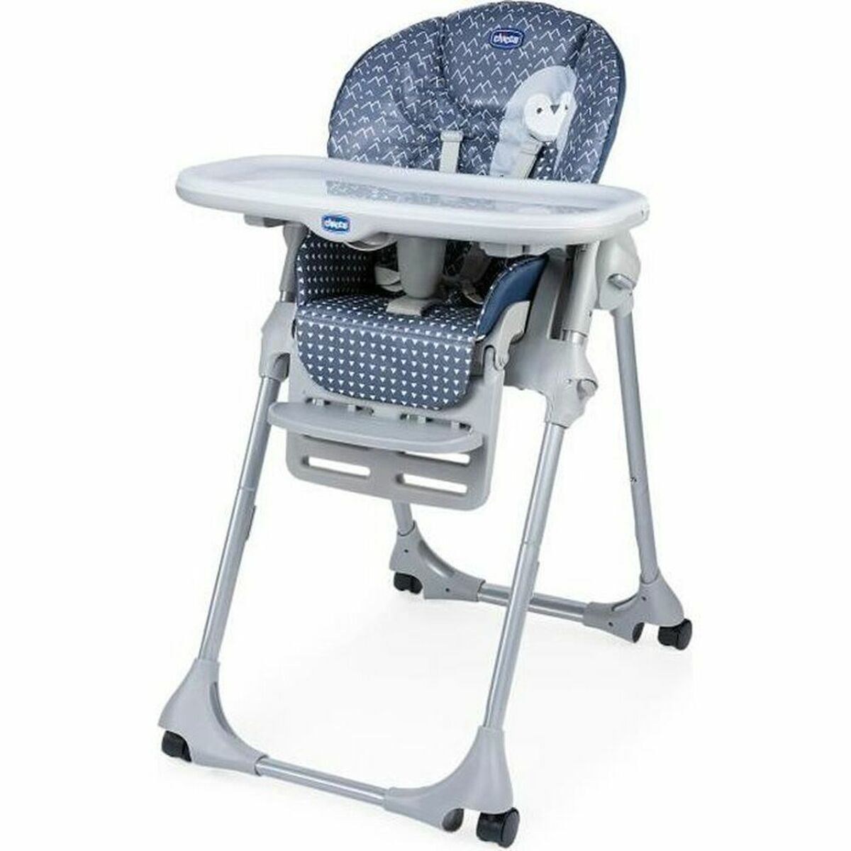 Highchair Chicco Poly Easy Penguin Blue Highchair Chicco Poly Easy Penguin Blue
