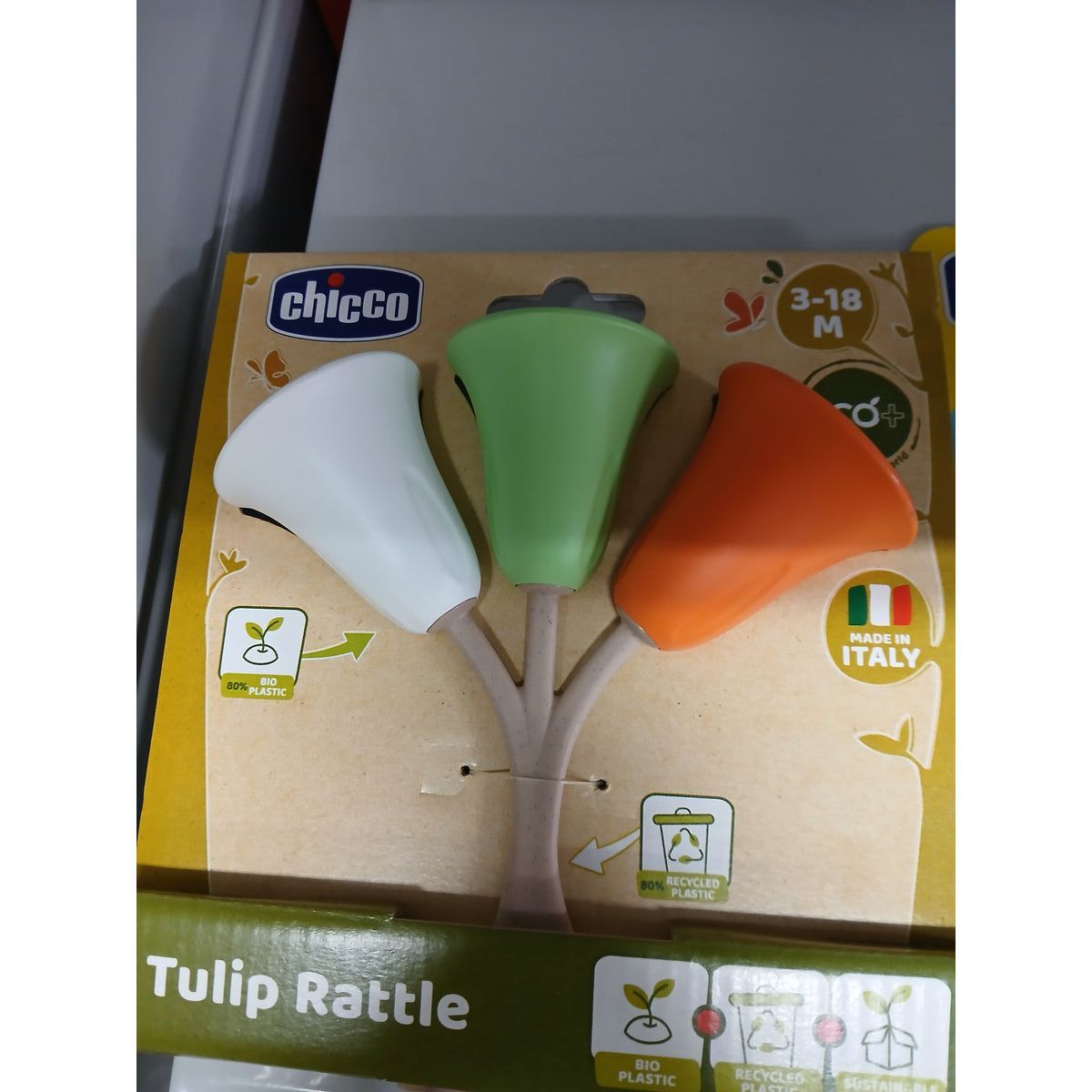 Rattle Chicco Tulip Eco Multicolour