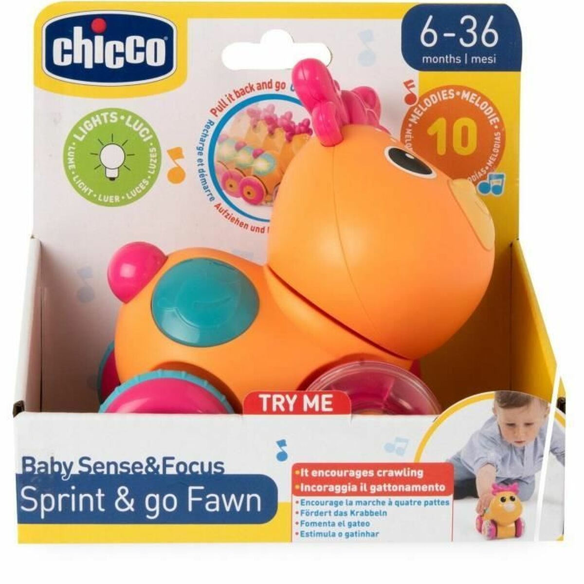 Fluffy toy Chicco Multicolour