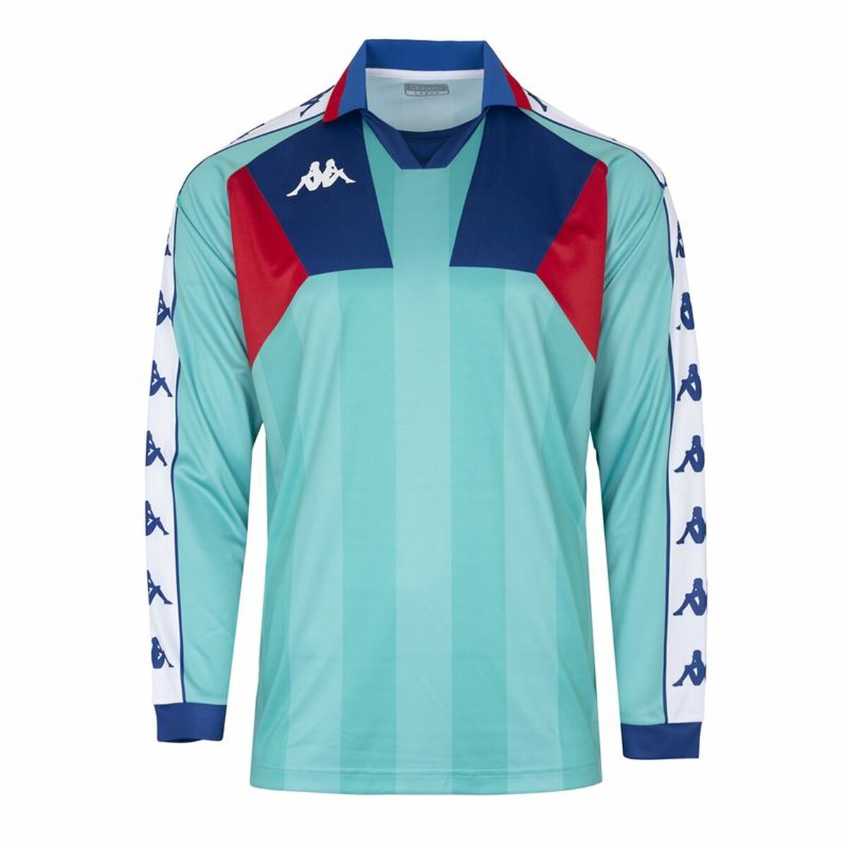 Men’s Short-sleeved Football Shirt Kappa Amario Blue Red