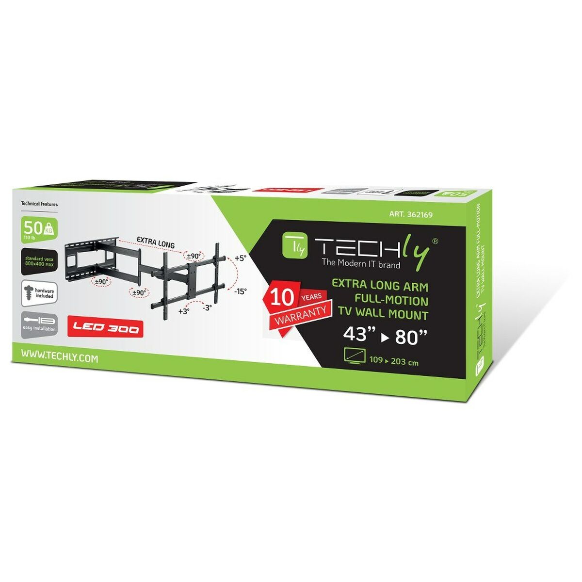 Wall Bracket Techly ICA-PLB 490 43″ 80″