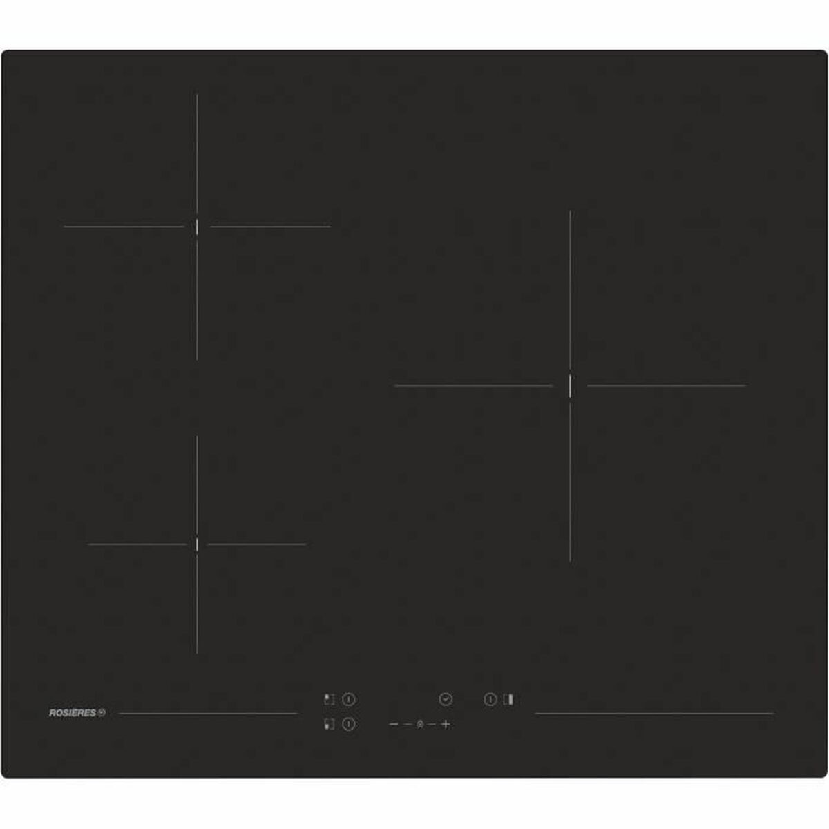Glass-Ceramic Hob Rosieres RKD73CT 5500 W