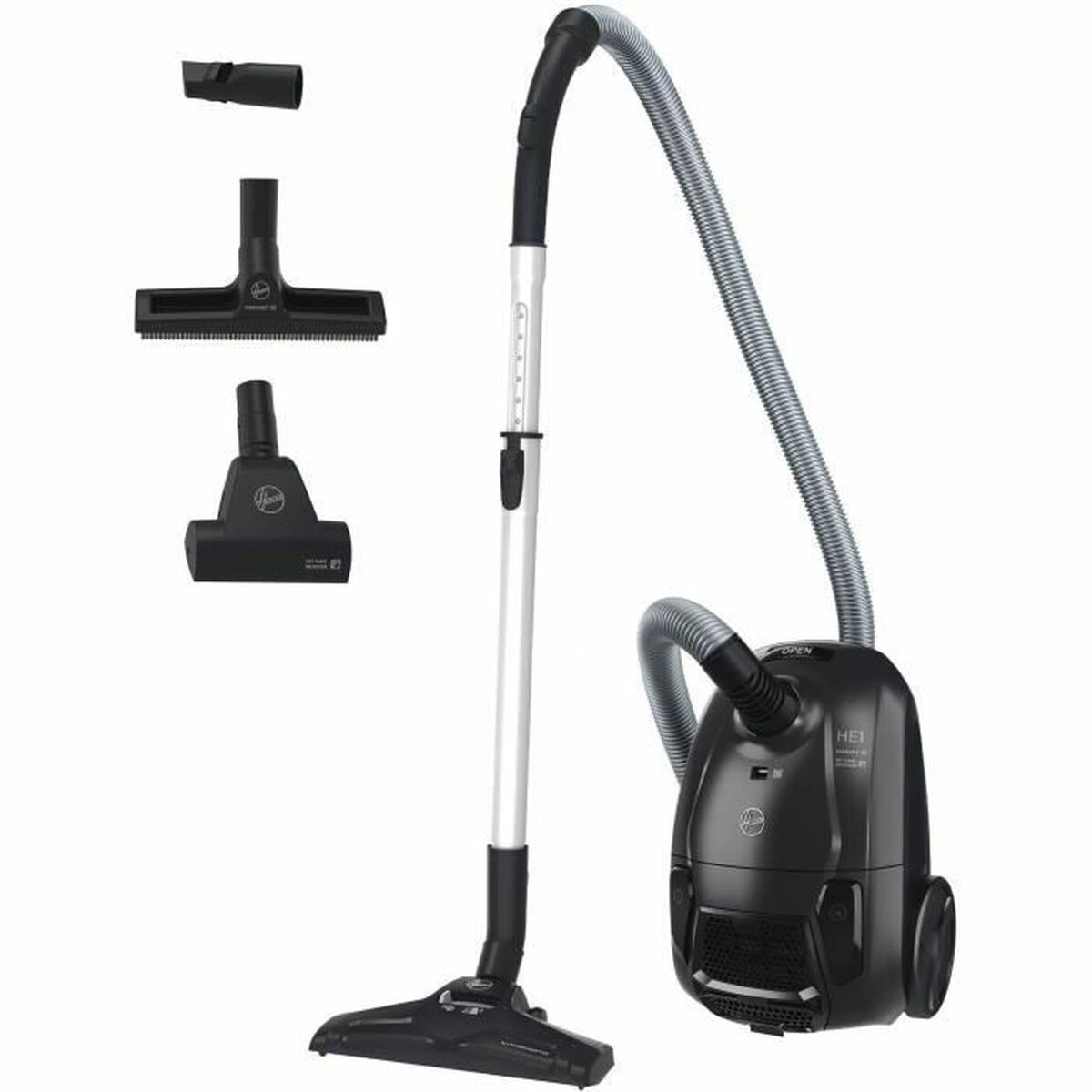 vacuum cleaner Hoover HE120PET 011 Black Grey 700 W