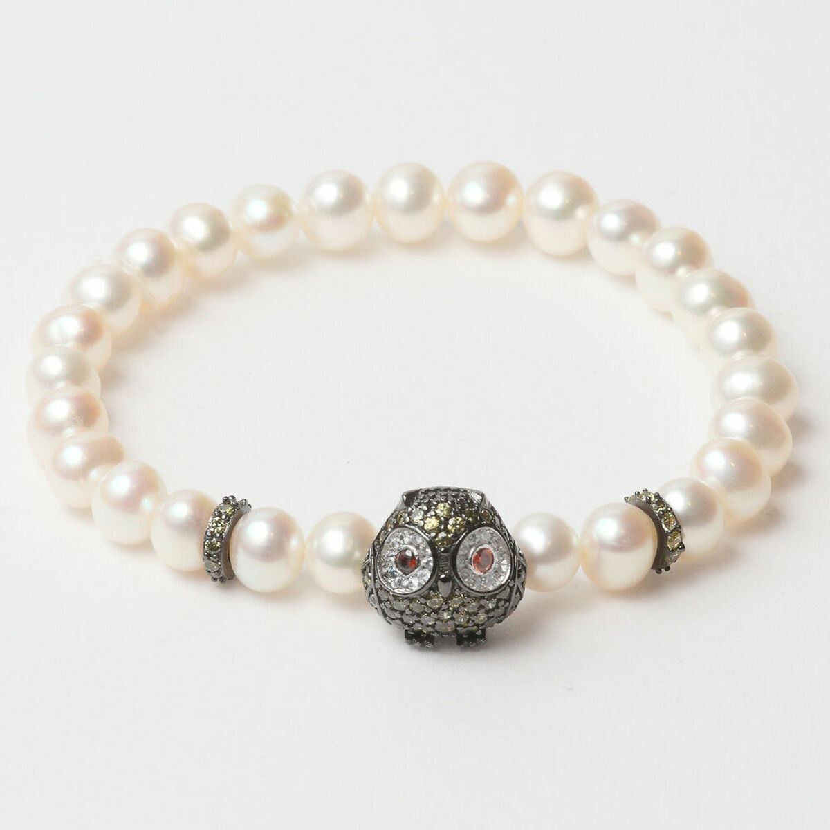 Ladies’ Bracelet Lancaster JLA-BR-OWL-3-WH 16 mm Ladies’ Bracelet Lancaster JLA-BR-OWL-3-WH 16 mm