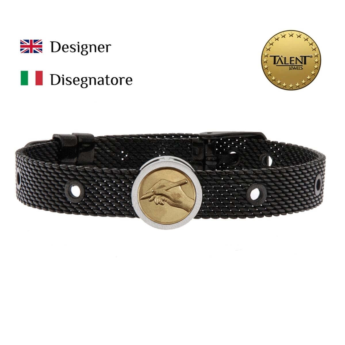 Unisex Bracelet Designer Talent Jewels TJA-3-06-01-2-235 Black