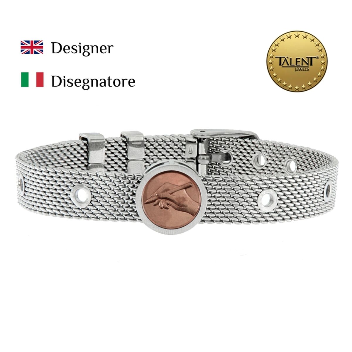 Unisex Bracelet Designer Talent Jewels TJA-3-06-02-1-235 Silver