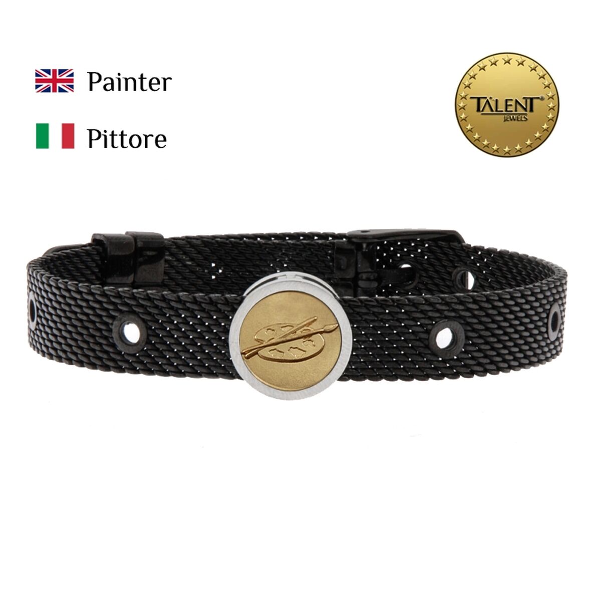 Unisex Bracelet Painter Talent Jewels TJA-3-11-01-2-235 Black