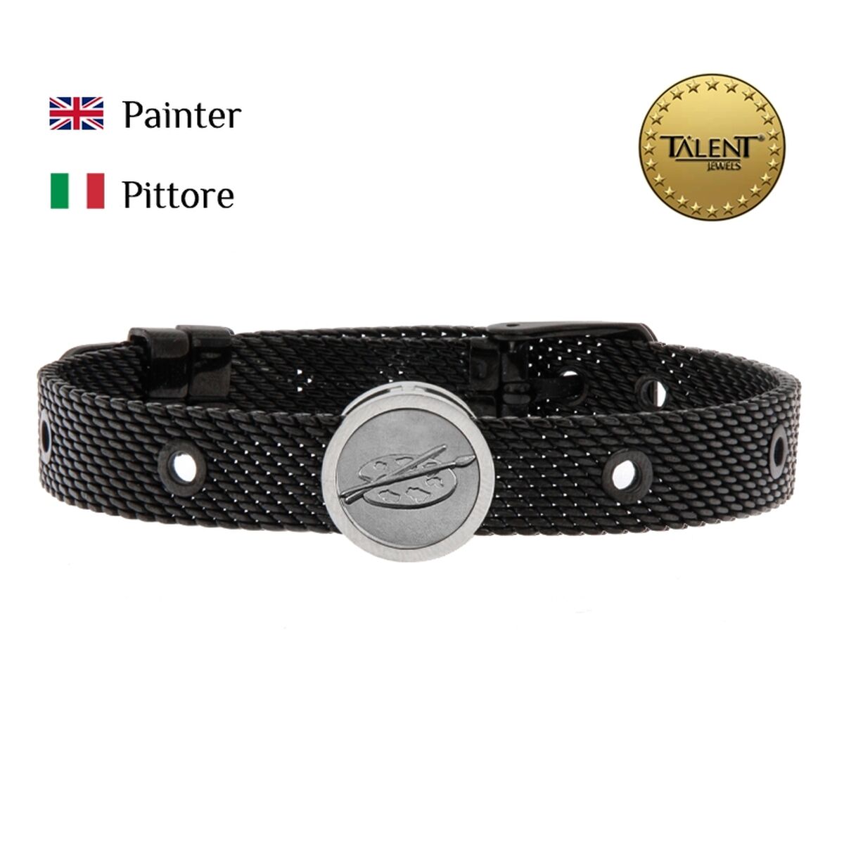 Unisex Bracelet Painter Talent Jewels TJA-3-11-03-2-235 Black