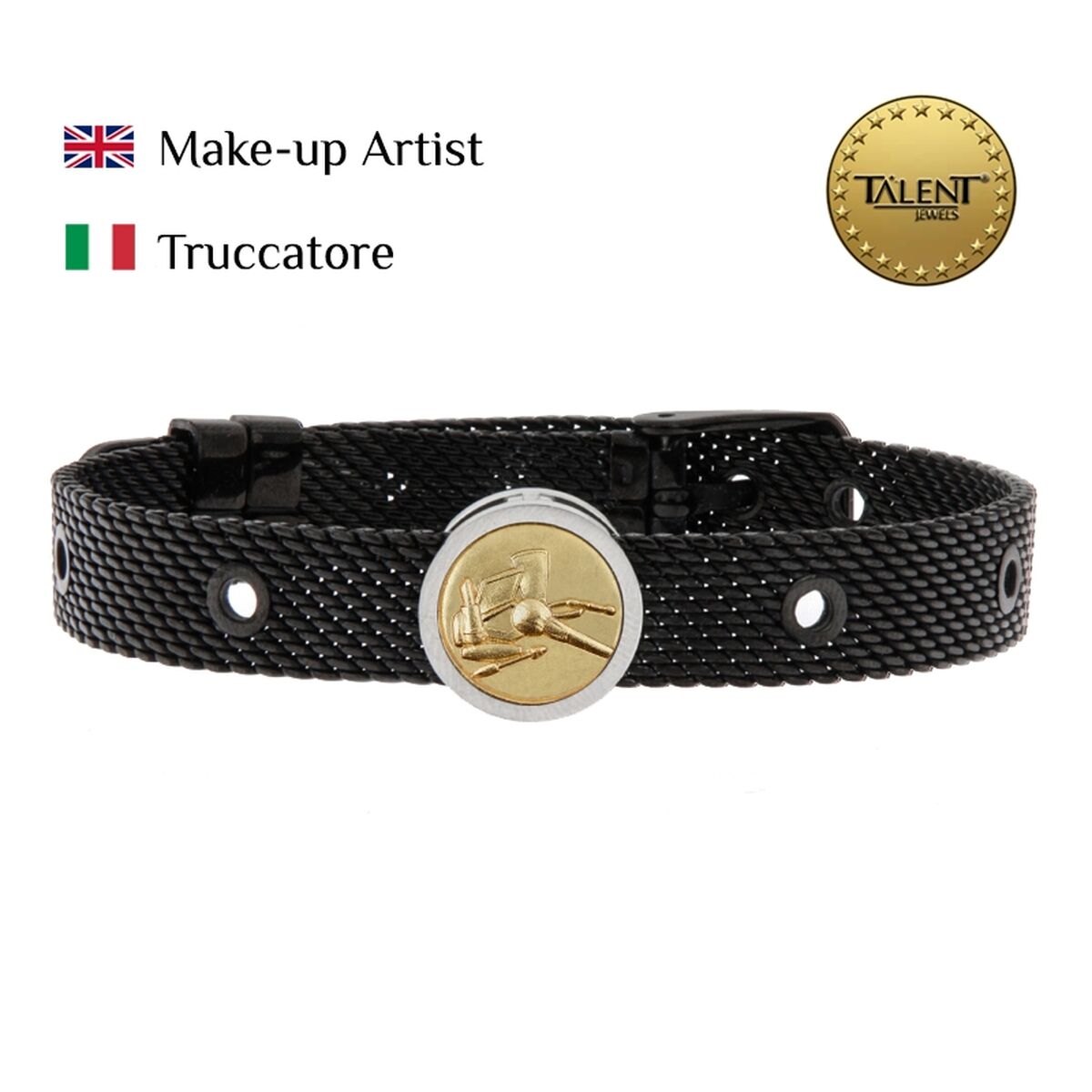Unisex Bracelet Make-up Artist Talent Jewels TJA-3-18-01-2-235 Black