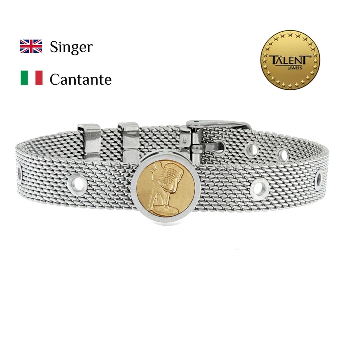 Unisex Bracelet Singer Talent Jewels TJA-4-02-01-1-235 Silver