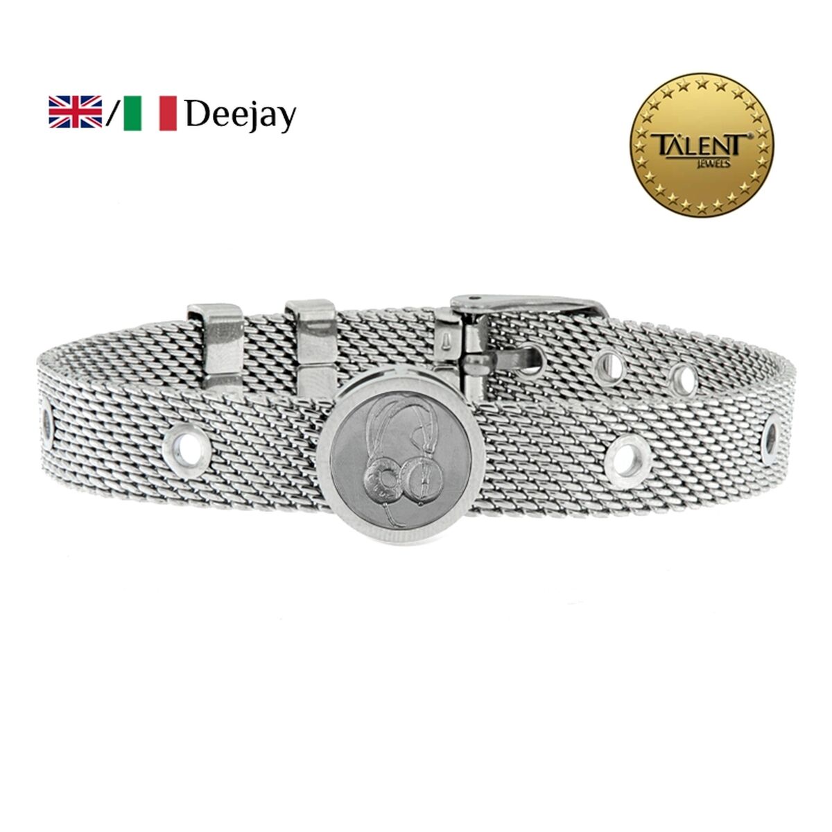 Unisex Bracelet Deejay Talent Jewels TJA-4-05-03-1-235 Silver