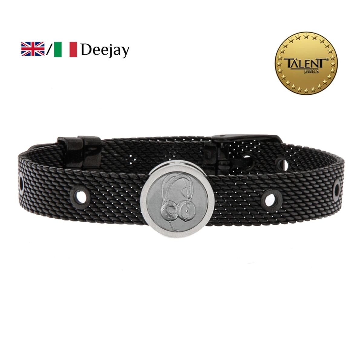 Unisex Bracelet Deejay Talent Jewels TJA-4-05-03-2-235 Black