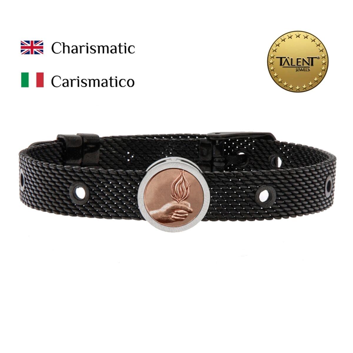 Unisex Bracelet Charismatic Talent Jewels TJA-5-03-02-2-235 Black