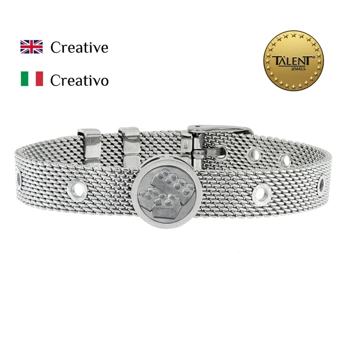 Unisex Bracelet Creative Talent Jewels TJA-5-06-03-1-235 Silver
