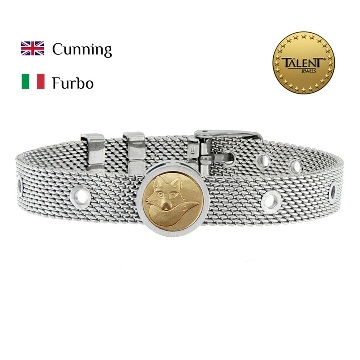 Unisex Bracelet Cunning Talent Jewels TJA-5-07-01-1-235 Silver