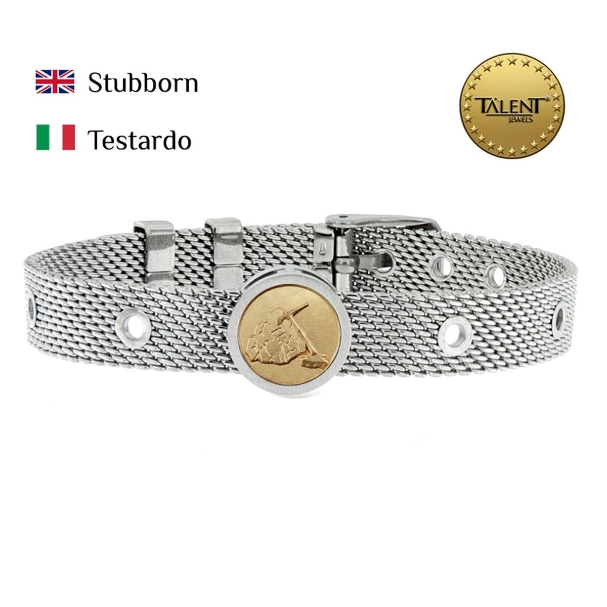 Unisex Bracelet Stubborn Talent Jewels TJA-5-11-01-1-235 Silver