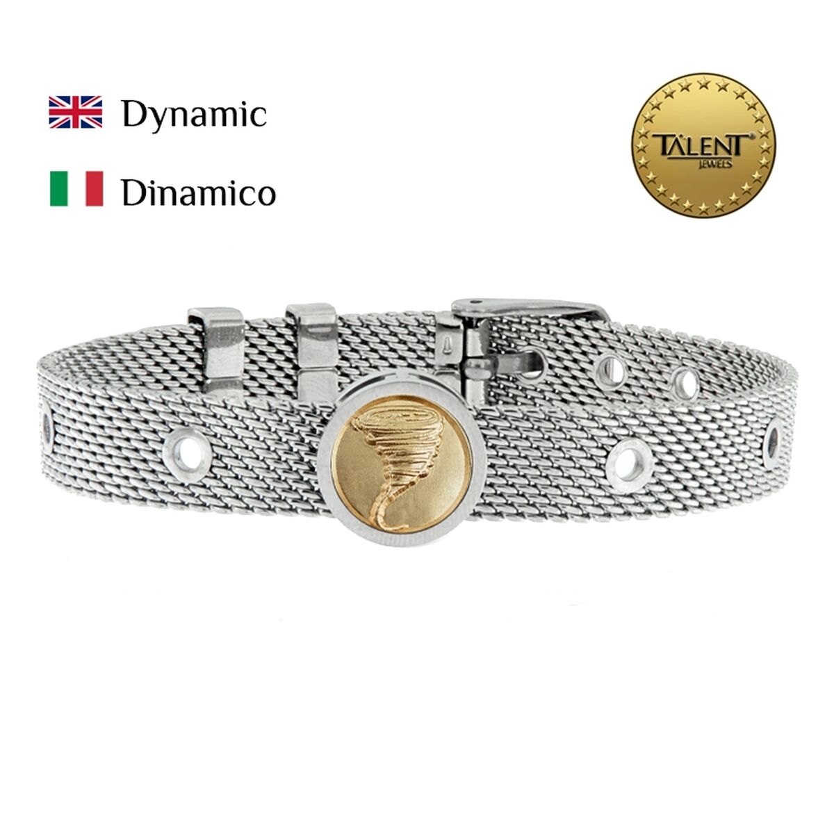 Unisex Bracelet Dynamic Talent Jewels TJA-5-12-01-1-235 Silver