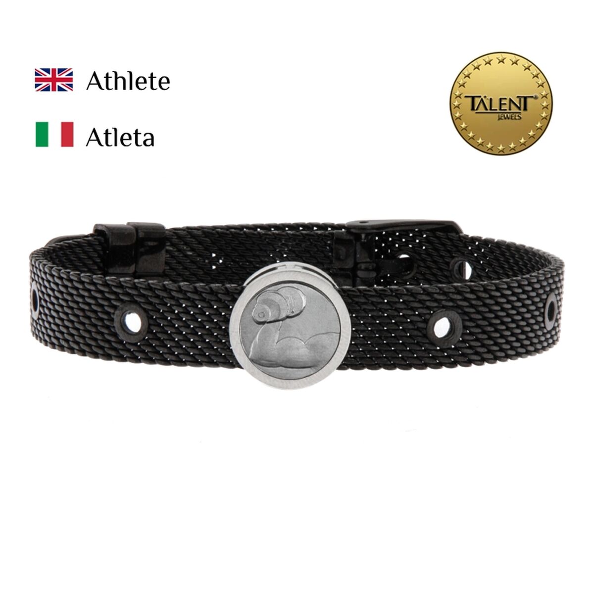 Unisex Bracelet Athlete Talent Jewels TJA-1-11-03-2-235 Black