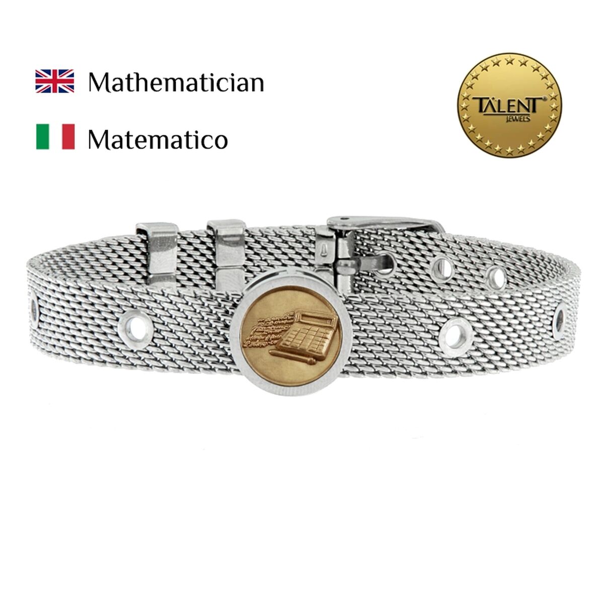 Unisex Bracelet Mathematician Talent Jewels TJA-2-02-01-1-235 Silver