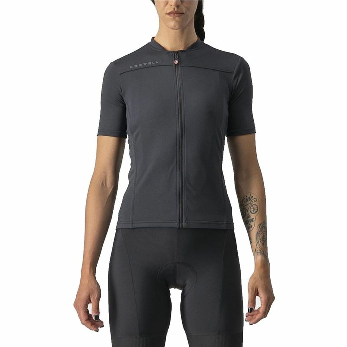 Cycling jersey Castelli Anima 3 Black Cycling jersey Castelli Anima 3 Black