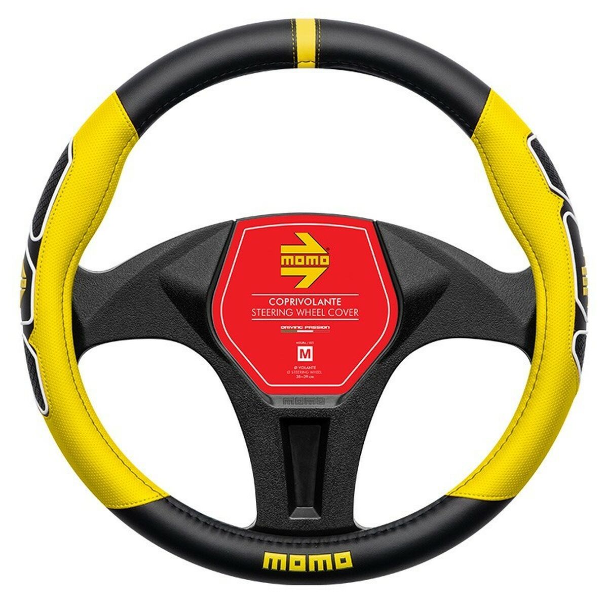 Steering Wheel Cover MOMO MOMLSWC0FUNBY Ø 38-39 cm Steering Wheel Cover MOMO MOMLSWC0FUNBY Ø 38-39 cm