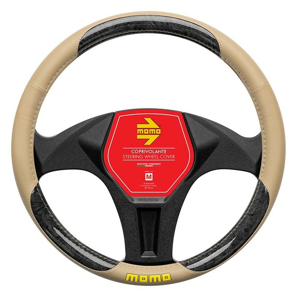 Steering Wheel Cover MOMO MOMLSWC0BRBEB Ø 38-39 cm Steering Wheel Cover MOMO MOMLSWC0BRBEB Ø 38-39 cm