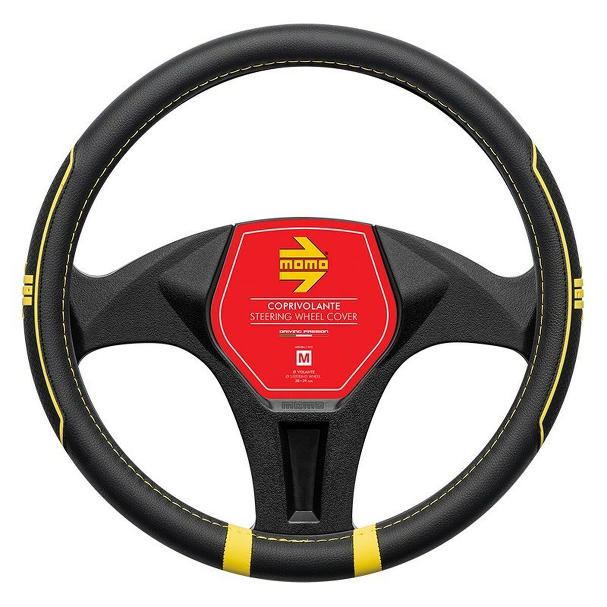 Steering Wheel Cover MOMO MOMLSWC0FASBY Ø 38-39 cm Steering Wheel Cover MOMO MOMLSWC0FASBY Ø 38-39 cm