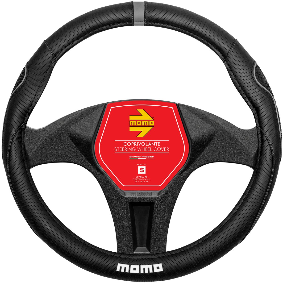Steering Wheel Cover MOMO MOMLSWC014BGS Grey