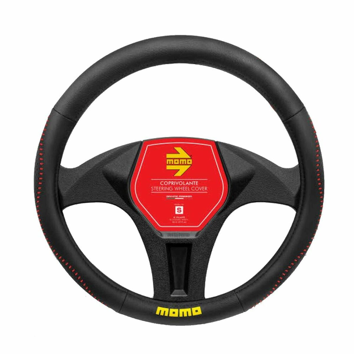 Steering Wheel Cover MOMO MOMLSWC018BR Black Steering Wheel Cover MOMO MOMLSWC018BR Black