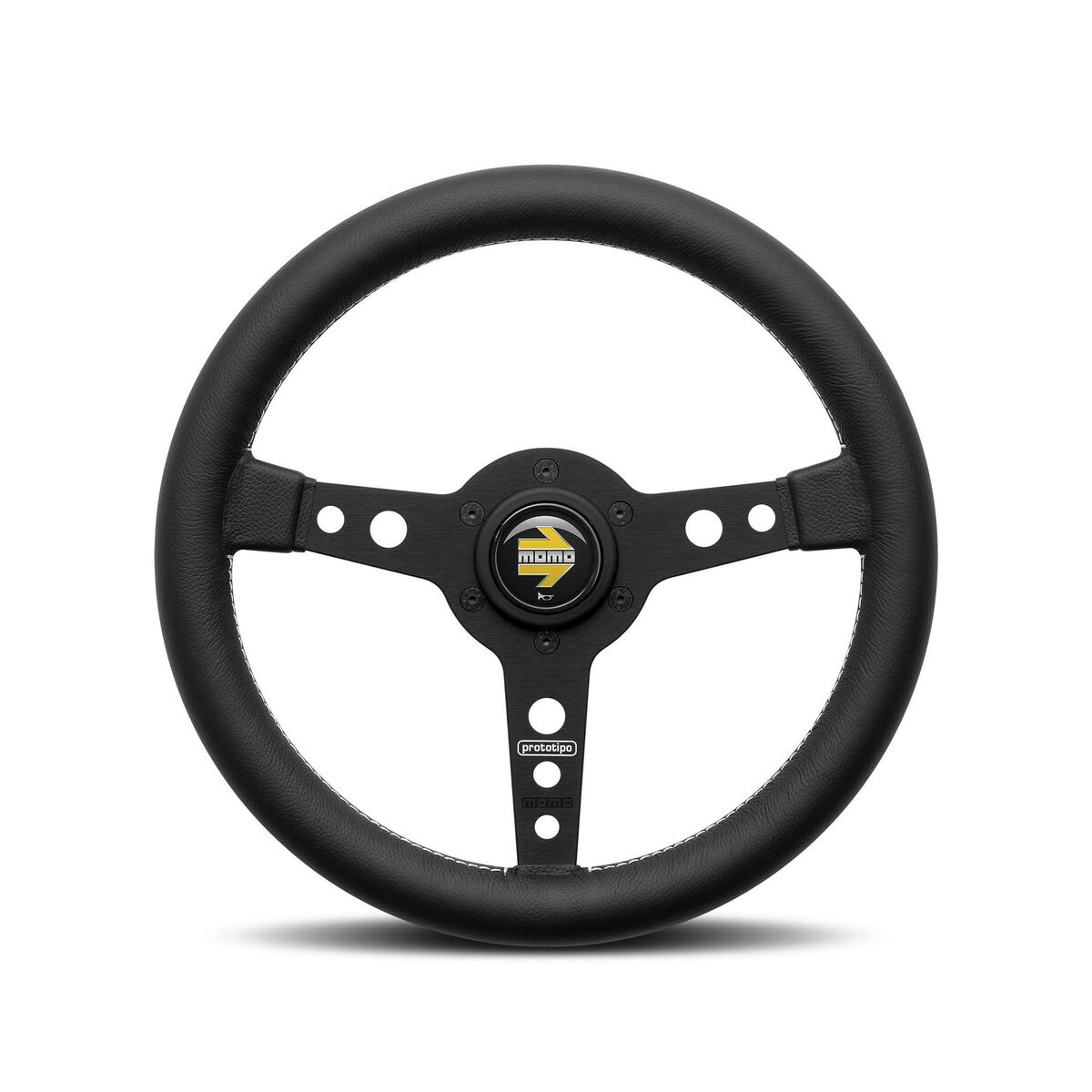 Racing Steering Wheel MOMO MOMVPRO370BLKBR Black Racing Steering Wheel MOMO MOMVPRO370BLKBR Black