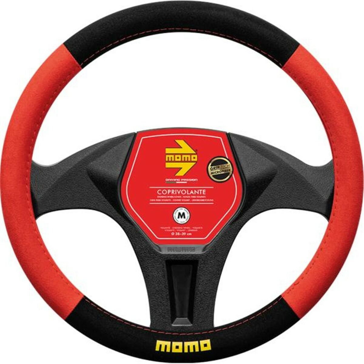 Steering Wheel Cover MOMO MOMLSWC0EAMRB Ø 38-39 cm Steering Wheel Cover MOMO MOMLSWC0EAMRB Ø 38-39 cm