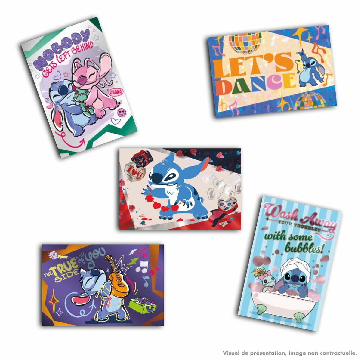Pack of stickers Panini Stitch Fantasy Worlds 15 Pieces
