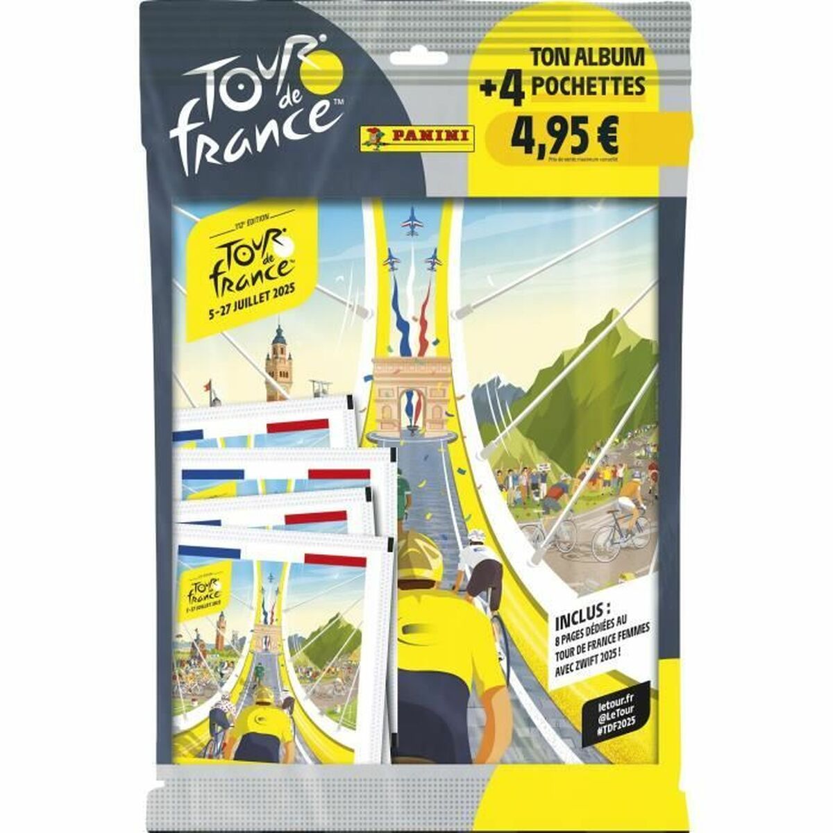 Pack of stickers Panini TOUR DE FRANCE 2025 Pack of stickers Panini TOUR DE FRANCE 2025