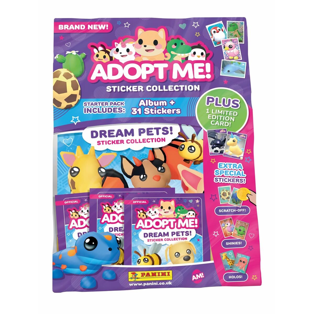 Pack of stickers Panini Adoptame! Roblox