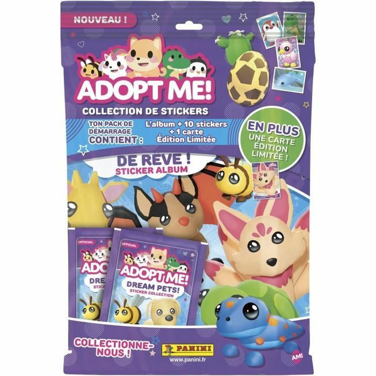 Pack of stickers Panini Adoptame! Roblox