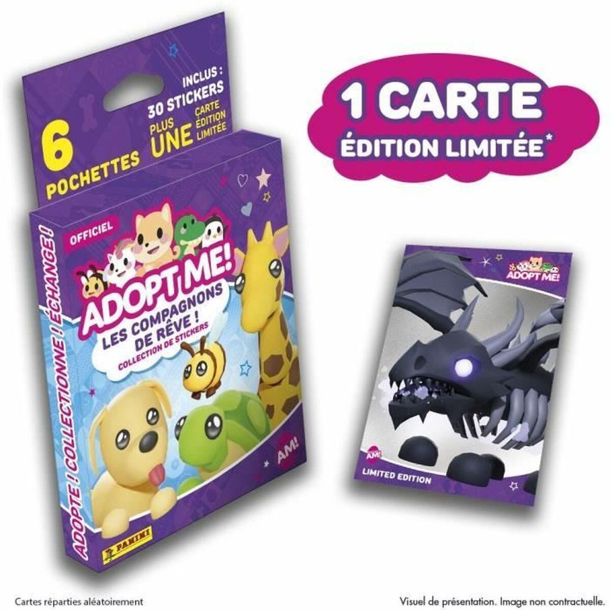 Pack of stickers Panini Adoptame! Roblox