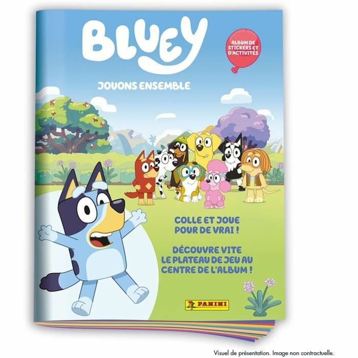 Pack of stickers Panini Bluey 2