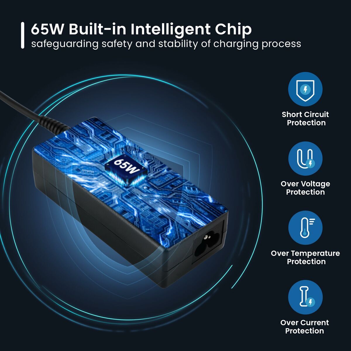 Laptop Charger Ewent ew3968 65 W